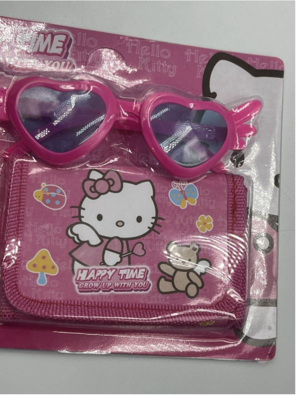 Hello Kitty SUNGLASSES AND WATCH , WALLET SUMMER SET BRAND NEW SEE ALL